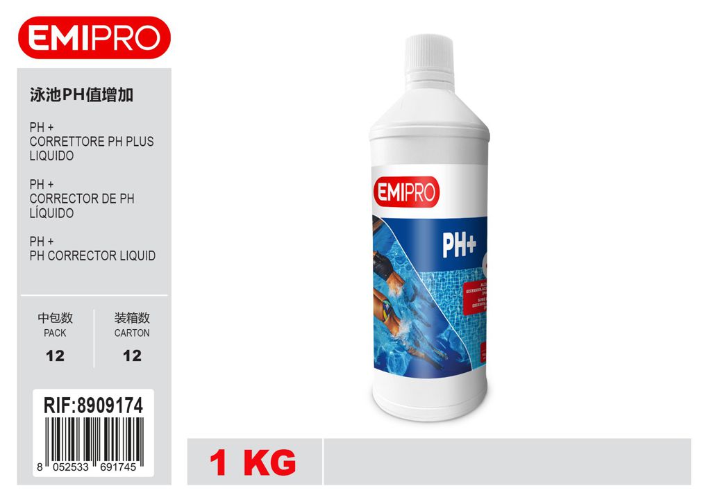 Ph Piu - Correttore Ph Plus 1 kg Liquido