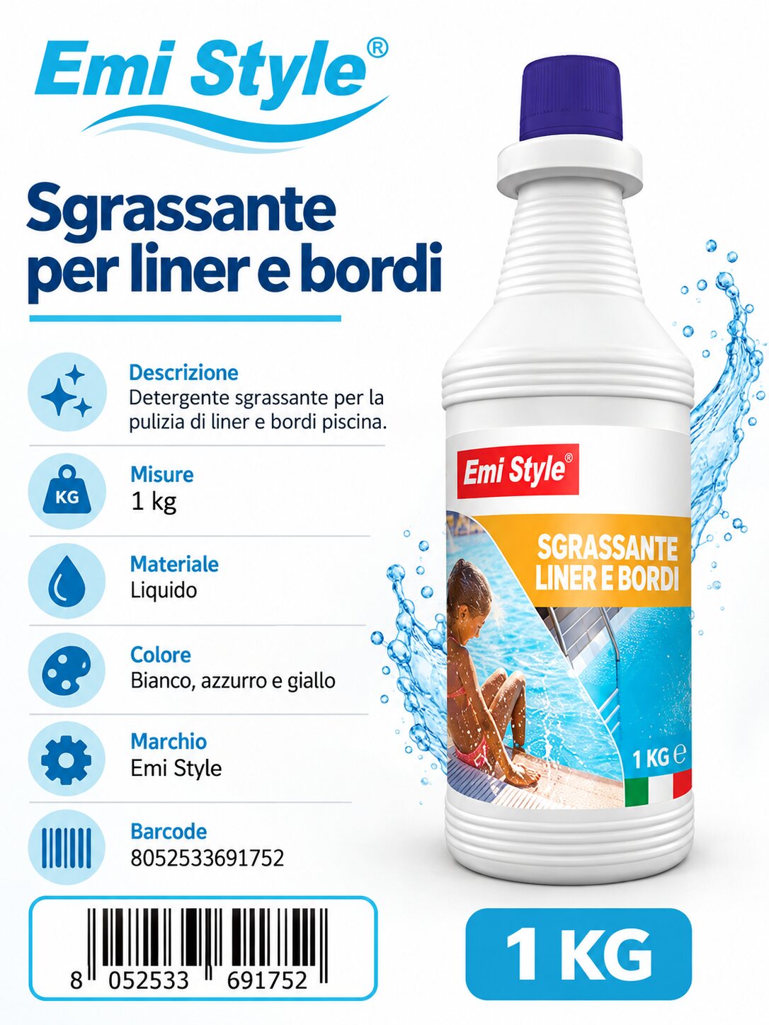 Sgrassante Per Liner E Bordi 1 kg