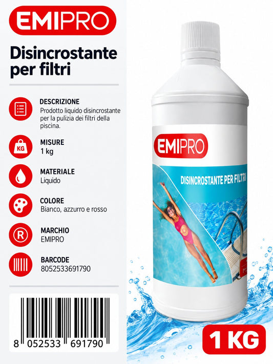 Disincrostante Per Filtri 1 kg