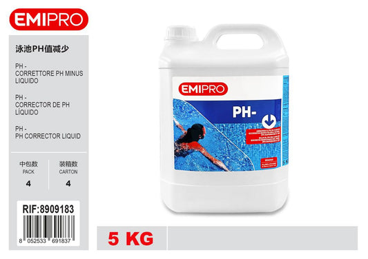 Ph Meno - Correttore Ph Minus 5 kg Liquido