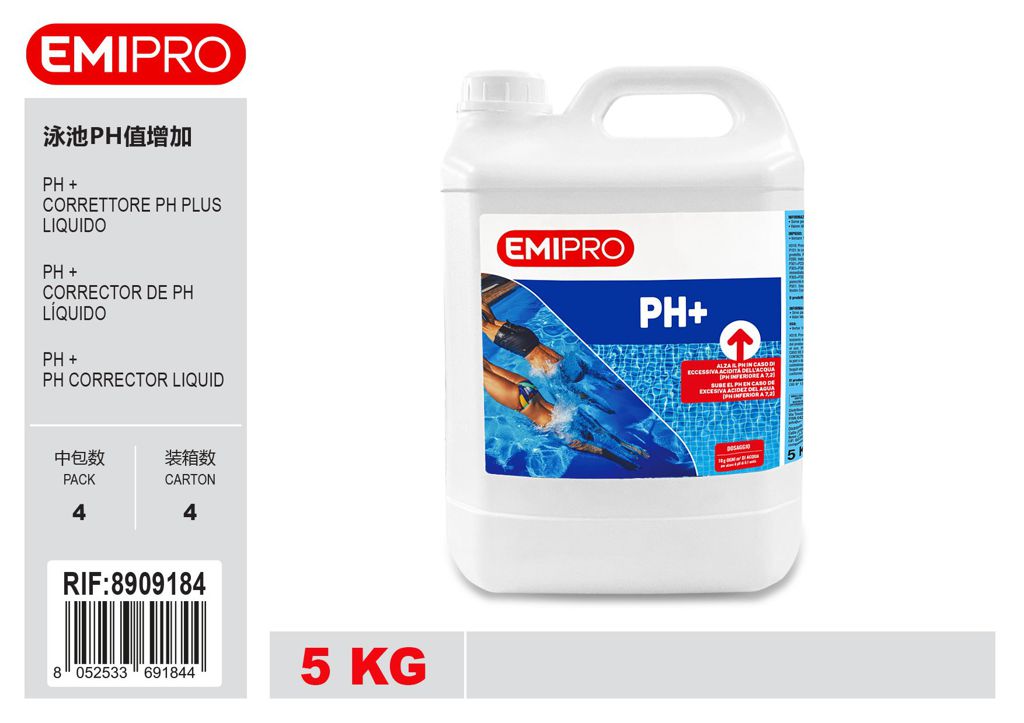 Ph Piu - Correttore Ph Plus 5 kg Liquido