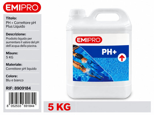 Ph Piu - Correttore Ph Plus 5 kg Liquido