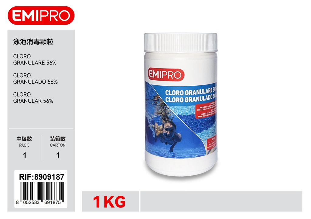 Cloro 56% Granulare 1 kg