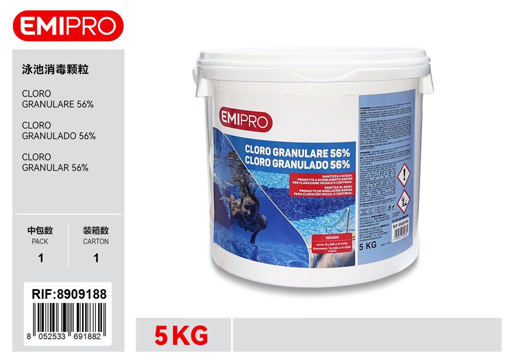 Cloro 56% Granulare 5 kg