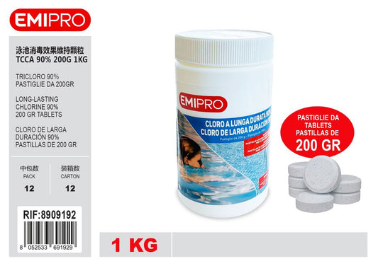 Tricloro 90 Percento Pastiglie Da 200Gr 1kg