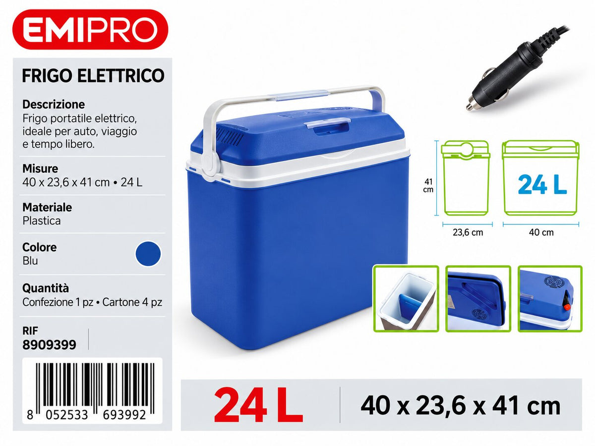 Frigo Elettrico 24L Blu