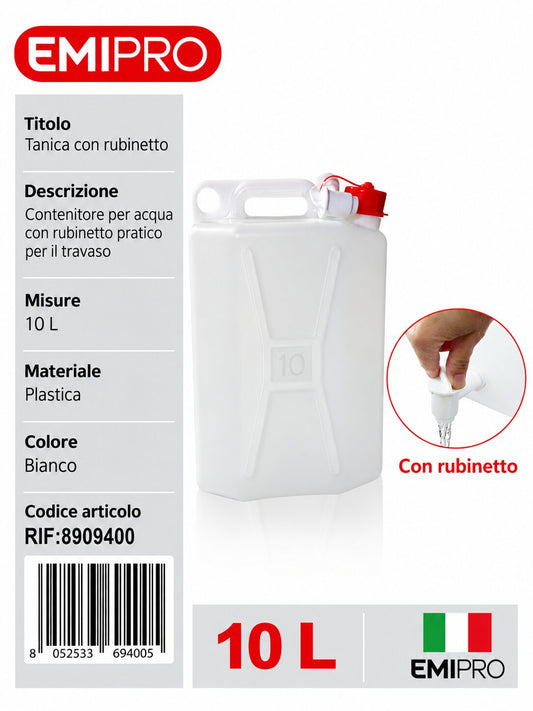 TANICA 10L CON RUBINETTO