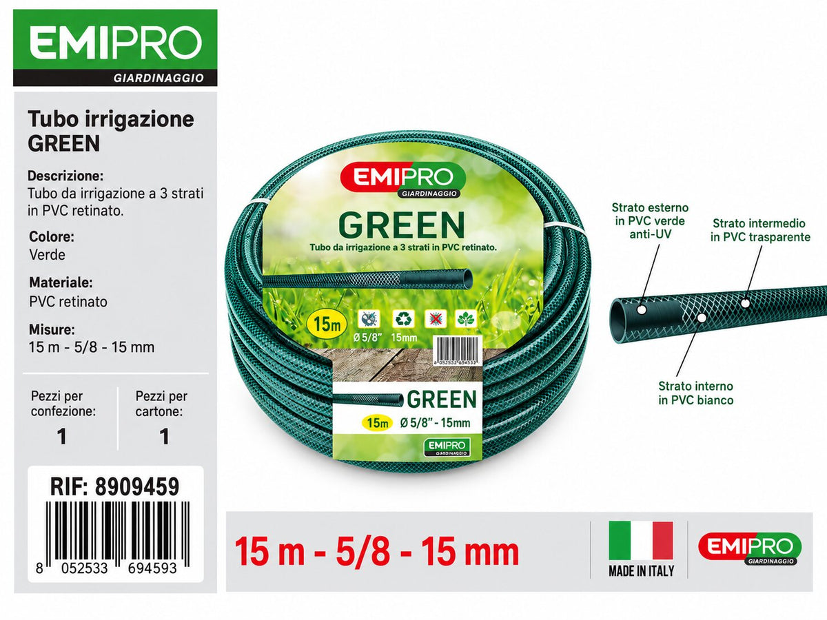 TUBO IRRIGAZIONE 5/8 M.15