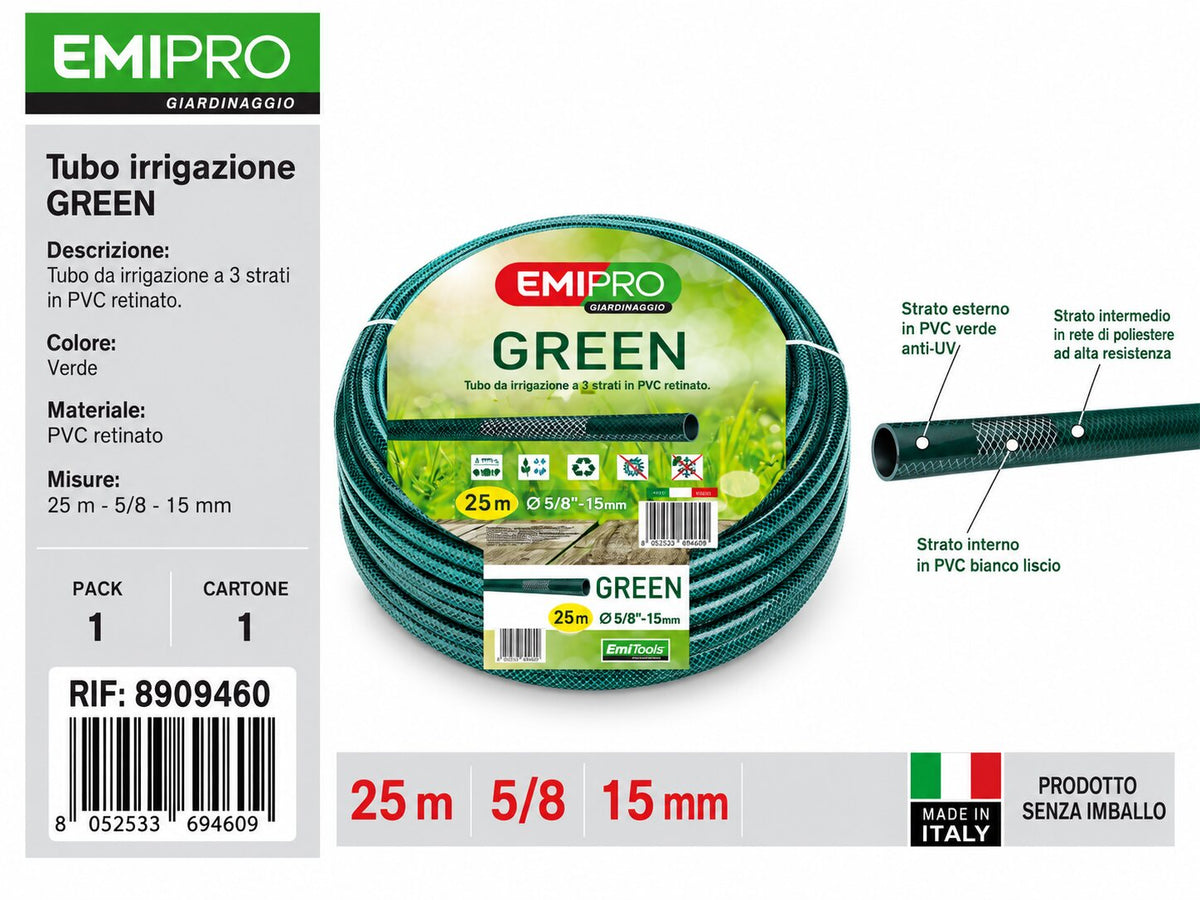 TUBO IRRIGAZIONE 5/8 M.25