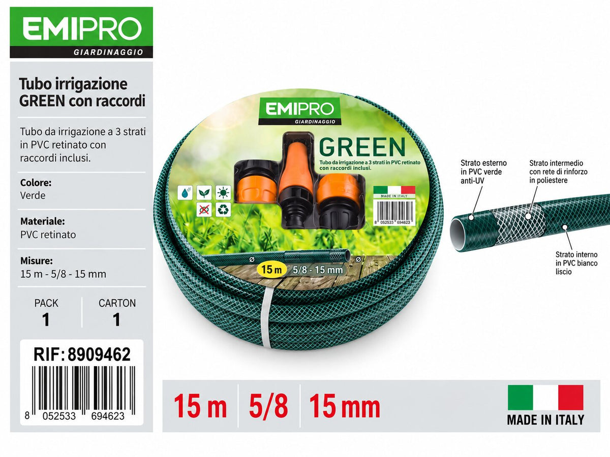 TUBO IRRIGAZIONE 5/8 M.15