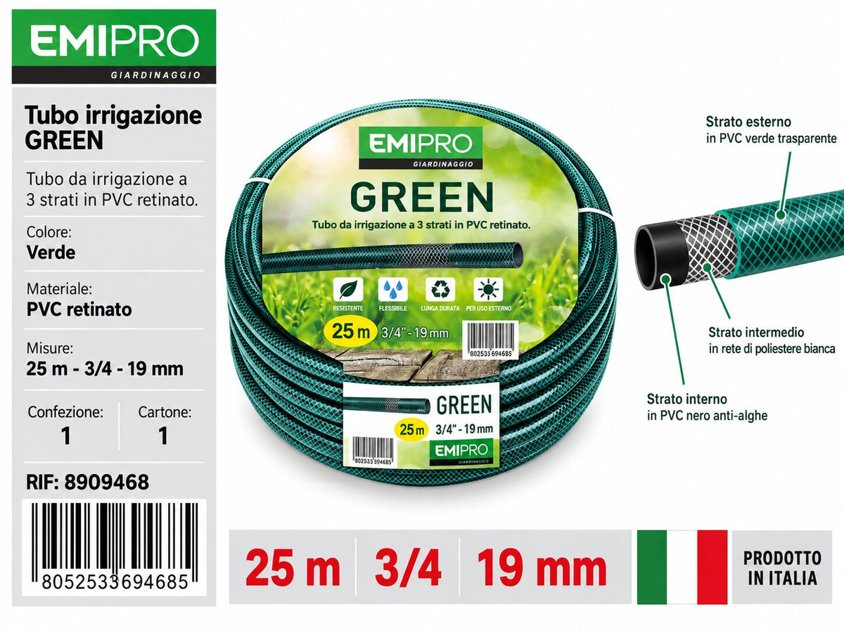 TUBO IRRIGAZIONE 3/4 M.25
