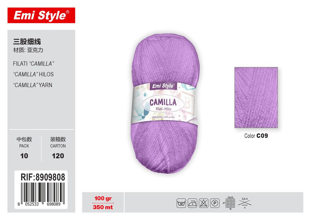 C09 Filati Camilla 100G