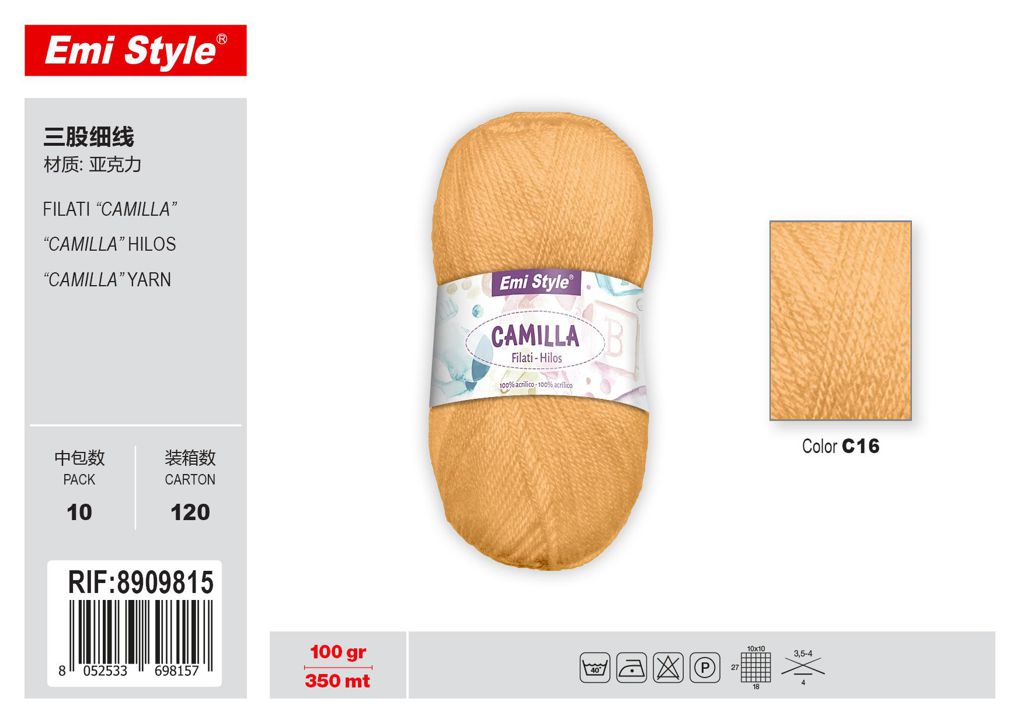 C16 Filati Camilla 100G