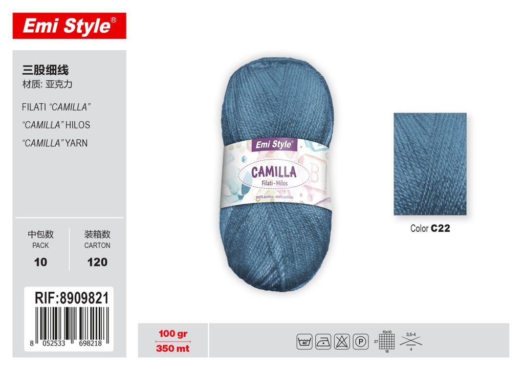 C22 Filati Camilla 100G