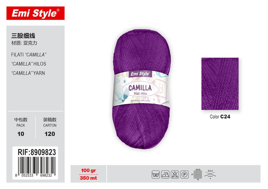 C24 Filati Camilla 100G