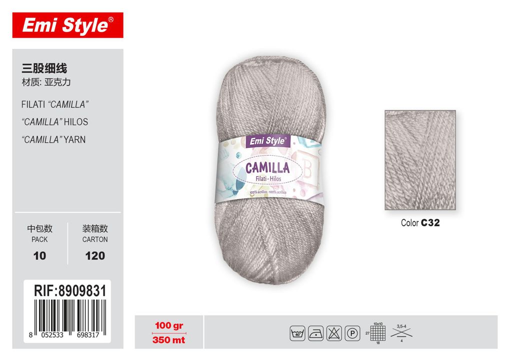 C32 Filati Camilla 100G