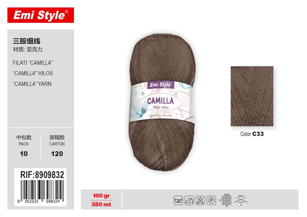 C33 Filati Camilla 100G