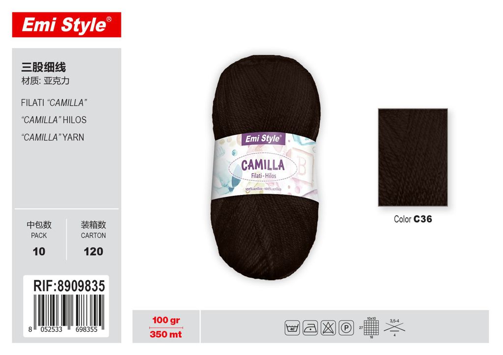C36 Filati Camilla 100G
