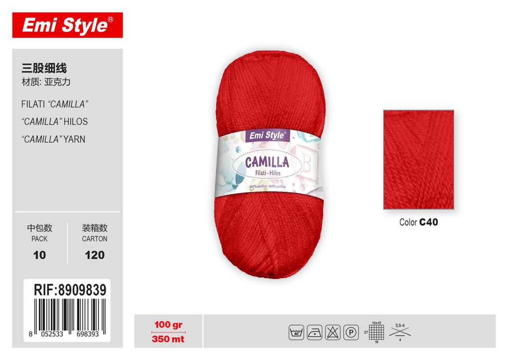 C40 Filati Camilla 100G