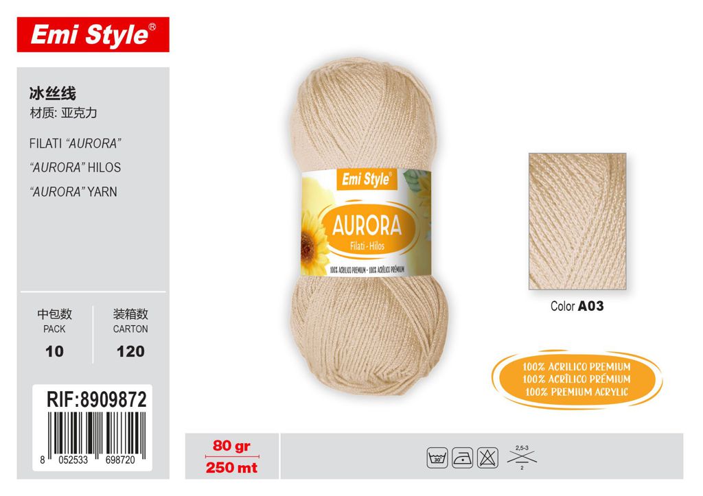 Filati Aurora 80G