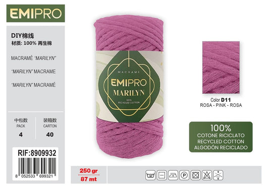 Filati Marilyn Rosa 87M 250G