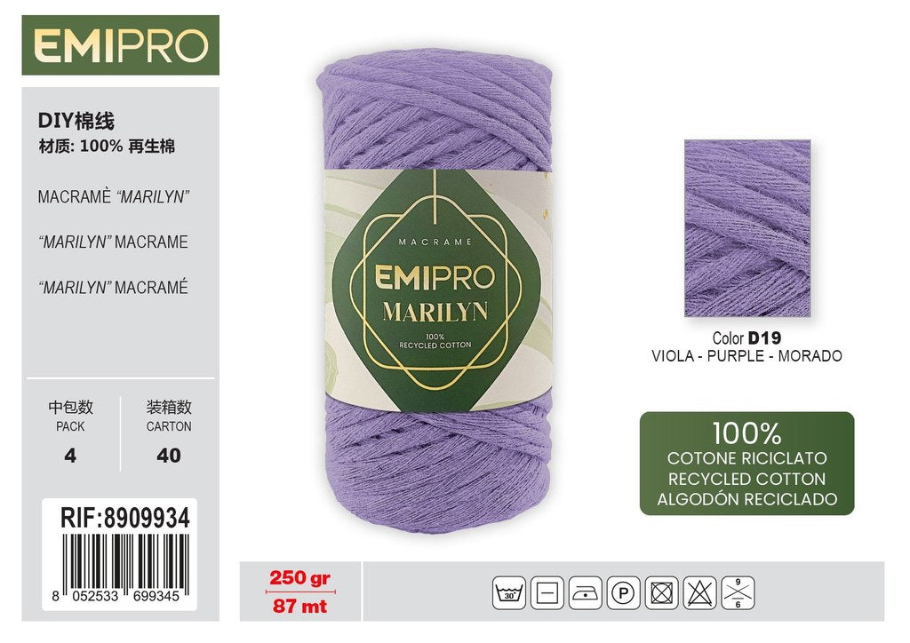Filati Marilyn viola 87M 250G