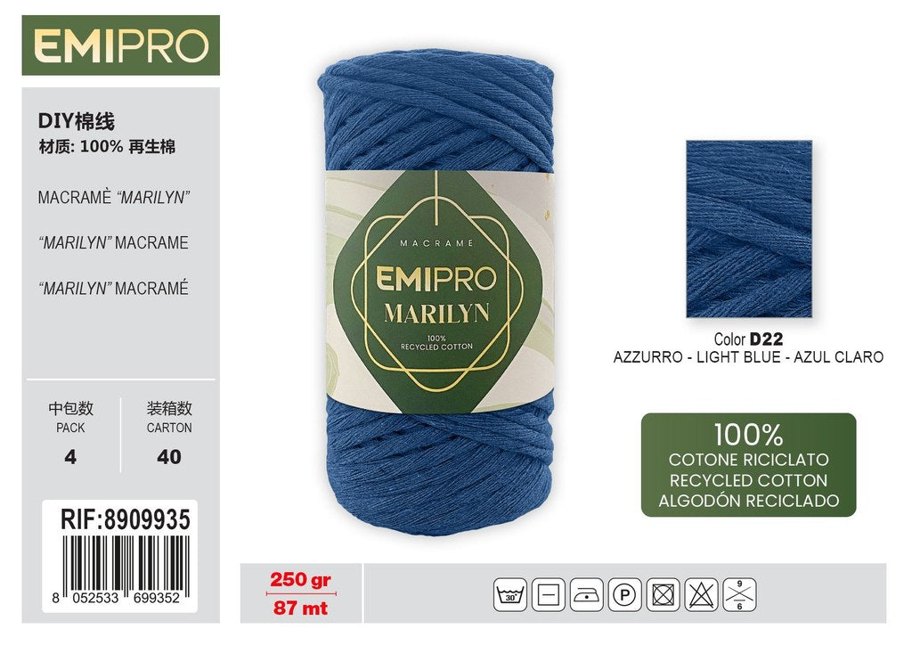Filati Marilyn Azzurro 87M 250G