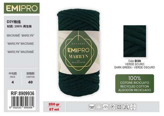Filati Marilyn verde Scuro 87M 250G