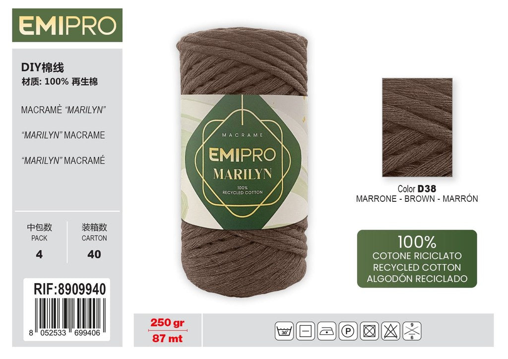 Filati Marilyn Marrone 87M 250G