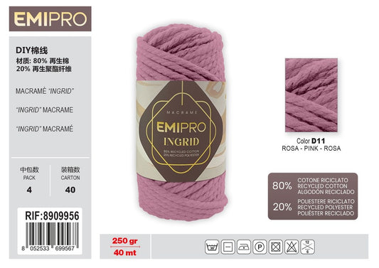 Filati Ingrid Rosa 40M 250G