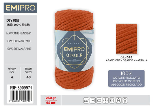Filati Ginger Arancione 62M 250G