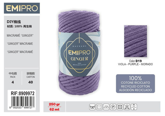 Filati Ginger viola 62M 250G