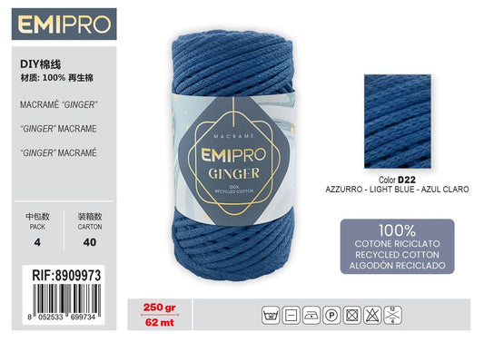 Filati Ginger Azzurro 62M 250G