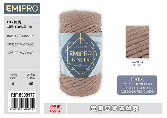Filati Ginger Beige 62M 250G