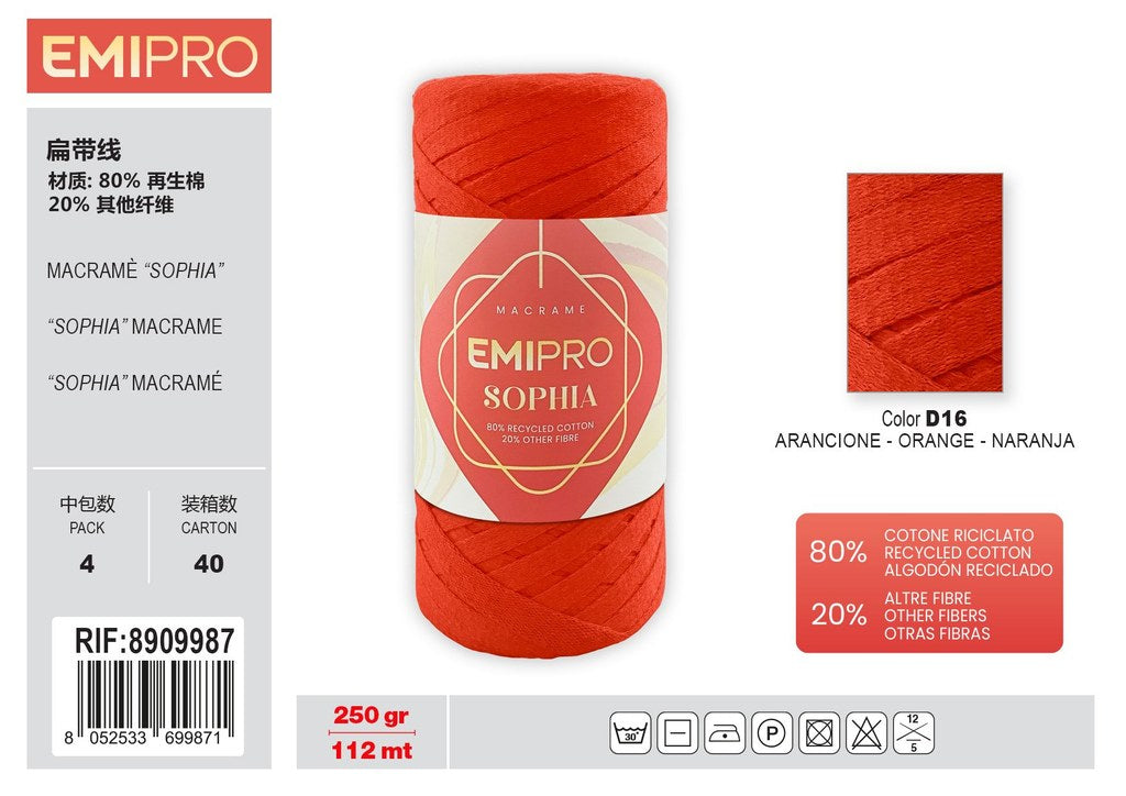 Filati Sophia Arancione 112M 250G