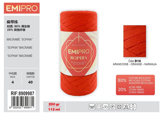 Filati Sophia Arancione 112M 250G