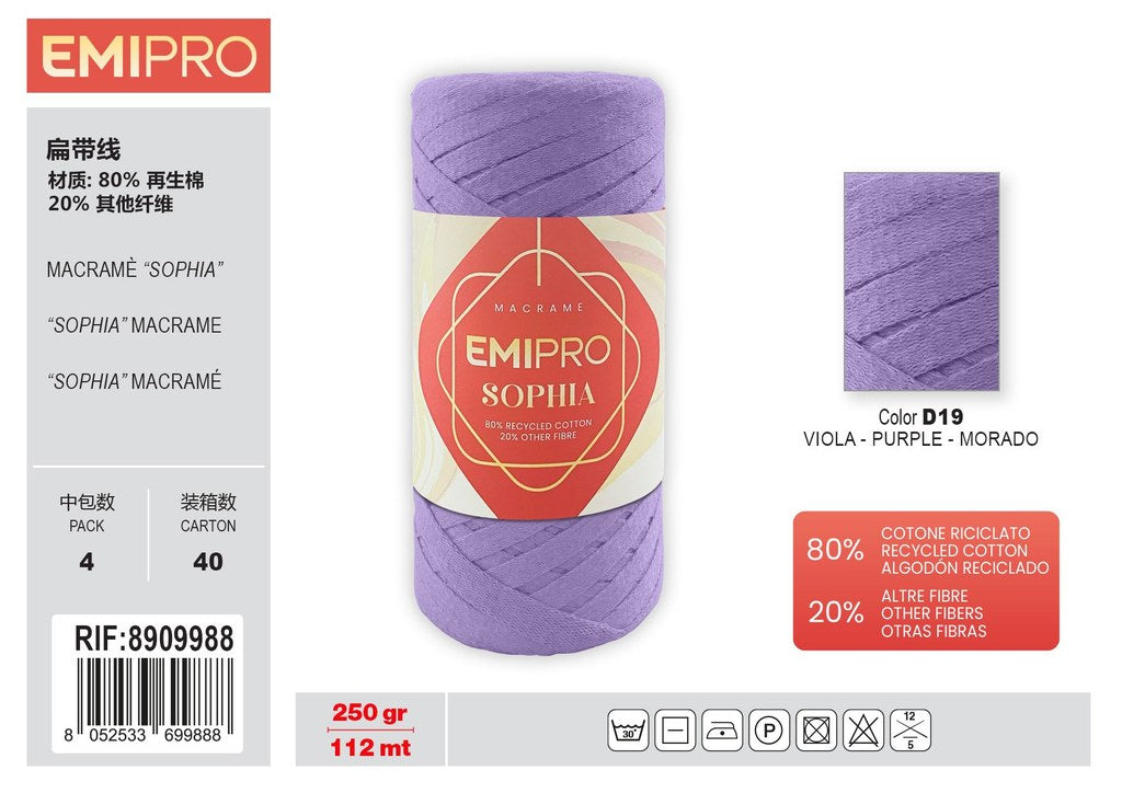 Filati Sophia viola 112M 250G