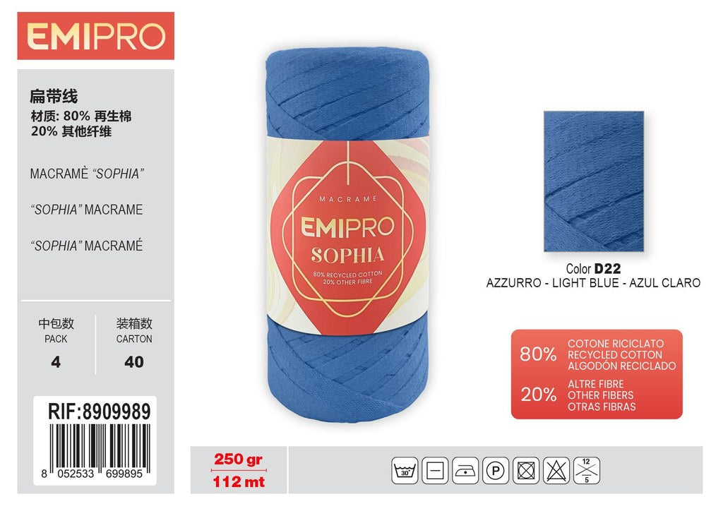 Filati Sophia Azzurro 112M 250G