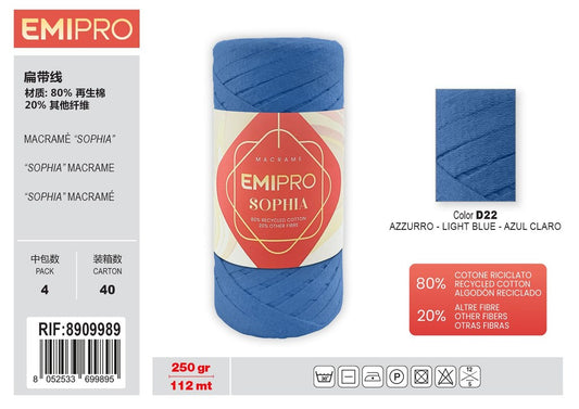 Filati Sophia Azzurro 112M 250G
