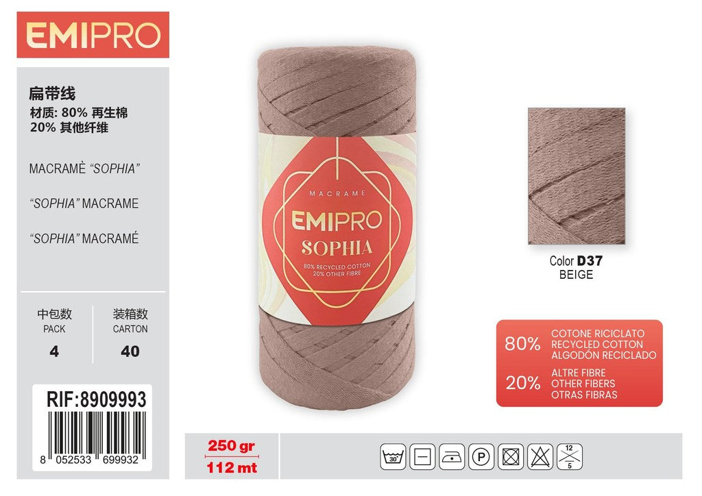 Filati Sophia Beige 112M 250G