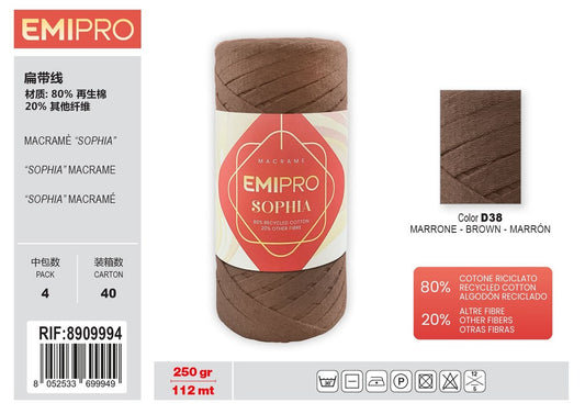Filati Sophia Marrone 112M 250G