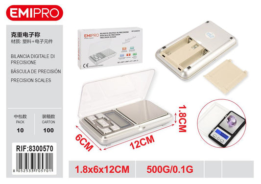 Bilancia Digitale Di Precisione 0.1/500G