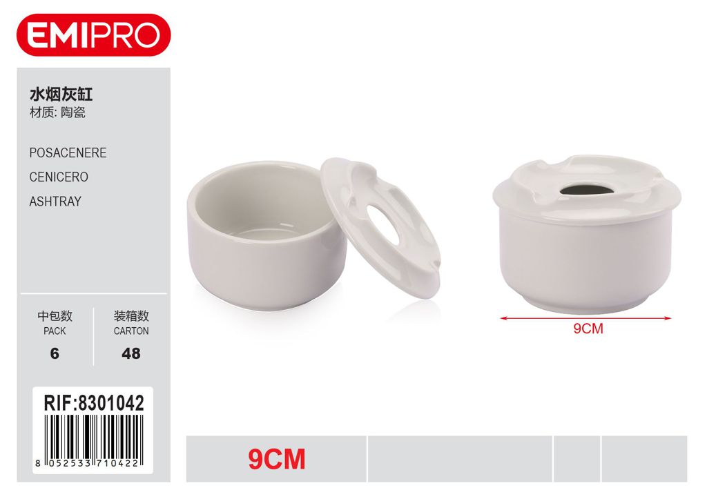 Posacenere In Ceramica 9cm