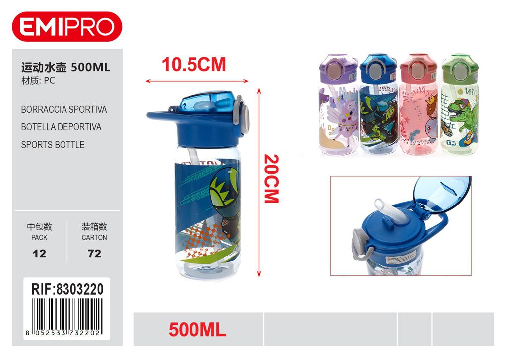 Borraccia Sportiva 500ml