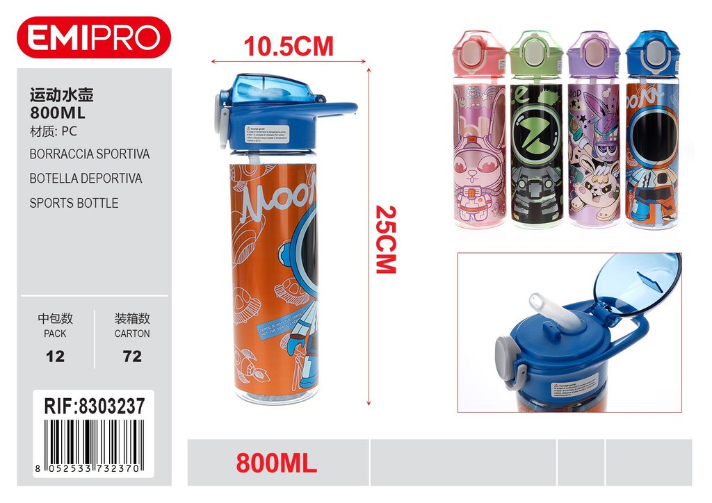 Borraccia Sportiva 800ml
