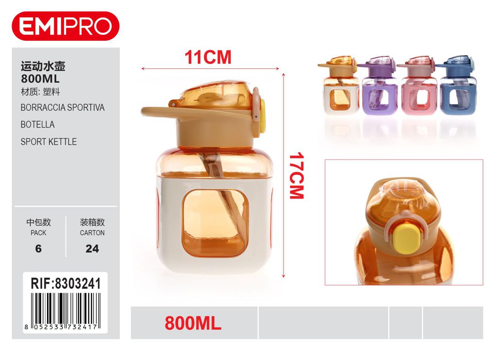Borraccia Sportiva 800ml
