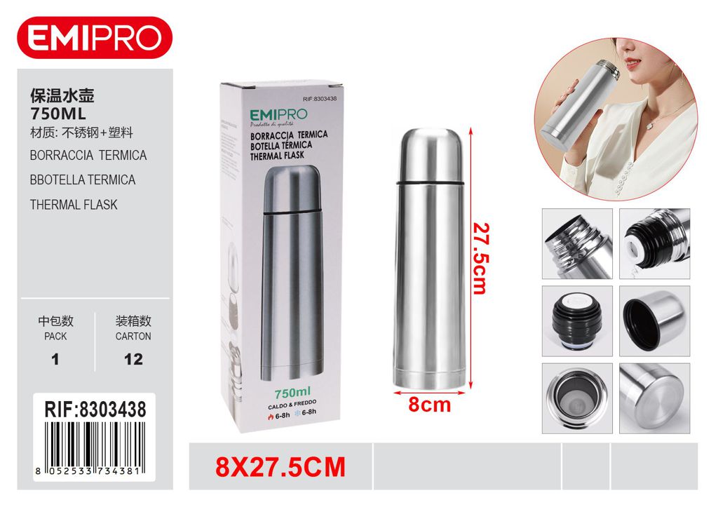 Borraccia Termica 750ml