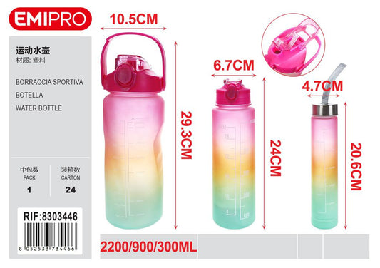 Borraccia Sportiva 2200ml900ml300ml
