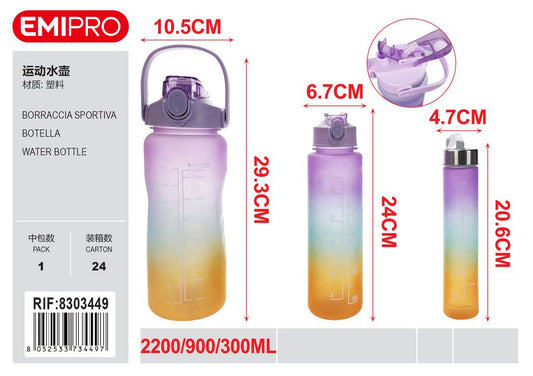 Borraccia Sportiva 2200ml900ml300ml