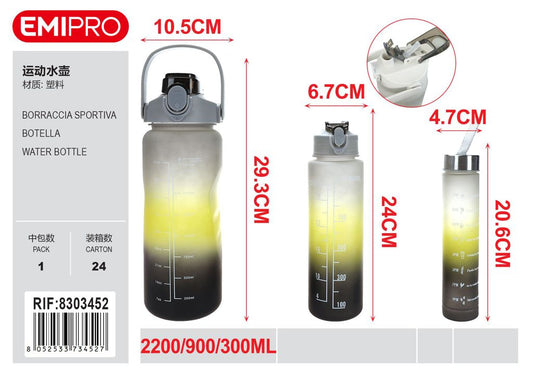 Borraccia Sportiva 2200ml900ml300ml